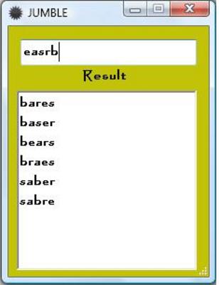 Product picture Jumble Word Solver